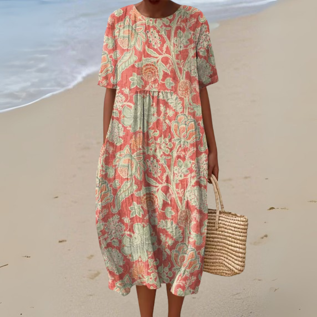 INGA – Vintage blommig klänning | Stråla Stockholm