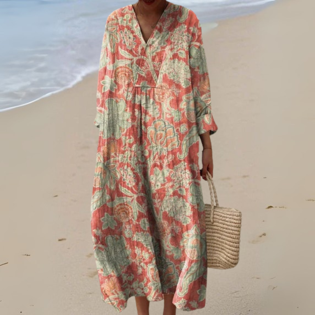 INGA – Vintage blommig klänning | Stråla Stockholm