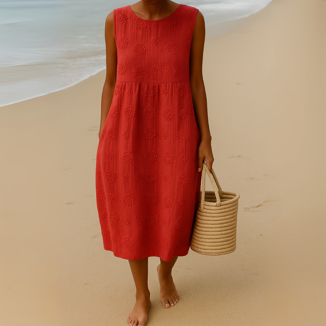 INGER – Elegant blommig sommarklänning | Stråla Stockholm